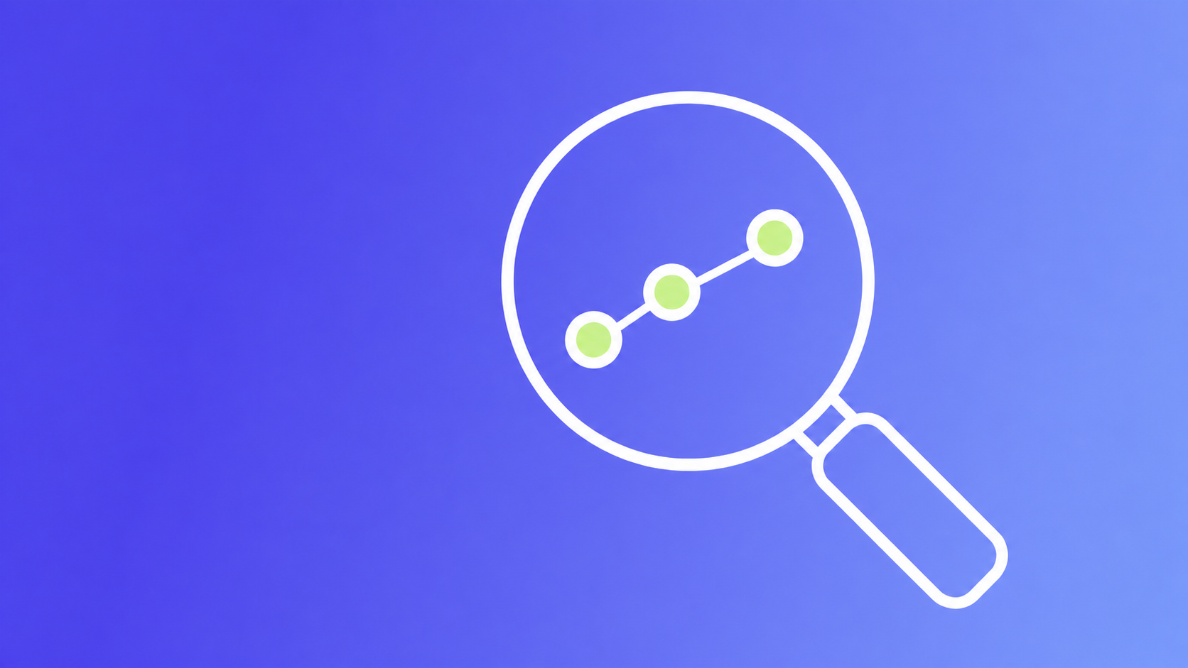 A simple magnifying-glass illustration representing finding student communities